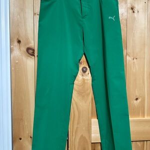 Puma Men’s Green Performance Golf Pants - Size 32x32
